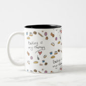 Baking Is My Therapy, Illustration Mug (Gauche)
