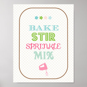 Baking Kitchen Poster