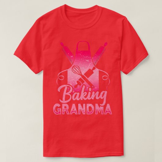 Baking Lover Funny Grandma 524 T-shirt (Design voorkant)