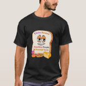 Baking Lovers Gift: Ik bak omdat mensen slaan T-shirt (Voorkant)