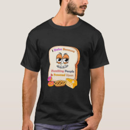 Baking Lovers Gift: Ik bak omdat mensen slaan T-shirt