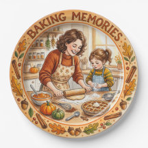 "Baking Memories" Thanksgiving Bakpapier Bord