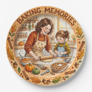"Baking Memories" Thanksgiving Bakpapier Bord