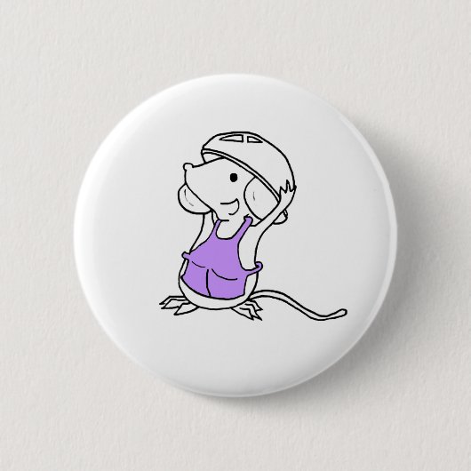 Baking Mouse Paarse Button (Voorkant)