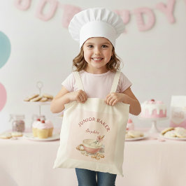 Baking Party Girls Birthday Elegant Bowl & Whisk Tote Bag