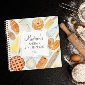 Baking Pastry Waterverf Recept Kookboek Notitieboek