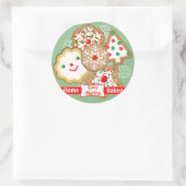 Baking Père Noël Stickers personnalisés de Noël (Sac)