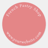 Baking photo Sticker (Devant)