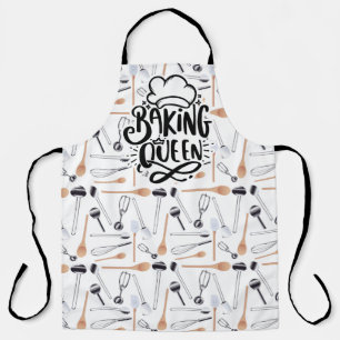 Baking Queen All Over Print Schort