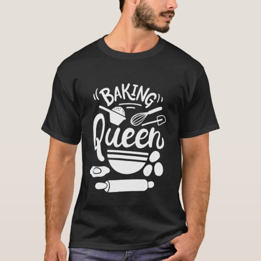 Baking Queen Baker T-shirt (Voorkant)