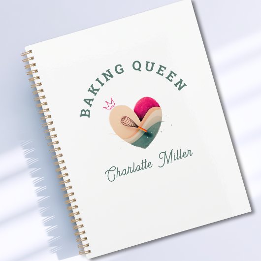 Baking Queen - Heart - Custom Planner