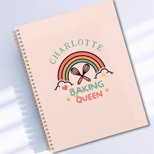 Baking Queen or King- Rainbow- Custom Planner
