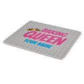 Baking Queen Pattern for Cake and Sweets Lovers Snijplank (Hoek)