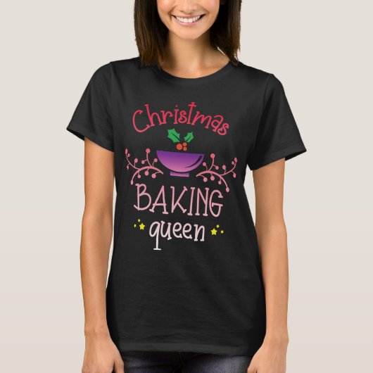 Baking Queen T-shirt (Voorkant)