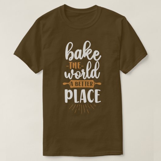 Baking Rolling Pin T-shirt (Design voorkant)