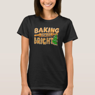 Baking Spirites, heldere kerstkoekjes, die de T-shirt