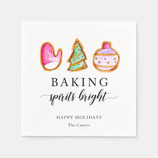Baking Spirits Bright Baking Party Eenvoudig Servet (Voorkant)