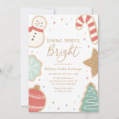 Baking Spirits Bright Christmas Cookie Exchange Kaart (Voorkant)