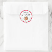 Baking Spirits Bright Christmas Gift Label Sticker (Tas)