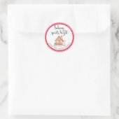 Baking Spirits Bright Christmas Gift Label Sticker (Tas)