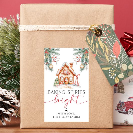 Baking Spirits Bright Christmas Gig Stickers