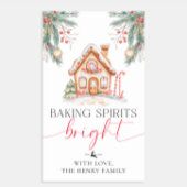Baking Spirits Bright Christmas Gig Stickers