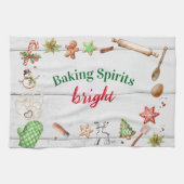 Baking Spirits Bright Christmas Theedoek (Horizontaal)