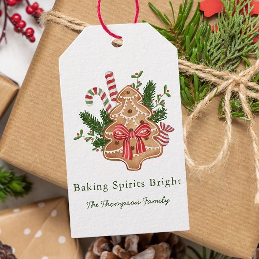 Baking Spirits Bright Christmas Tree Cookie Cadeaulabel