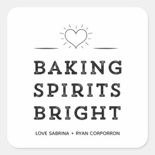Baking Spirits Bright Cookies Exchange Stickers