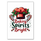 Baking Spirits Bright Funny Baking Chef Baker Kaart (Voorkant)