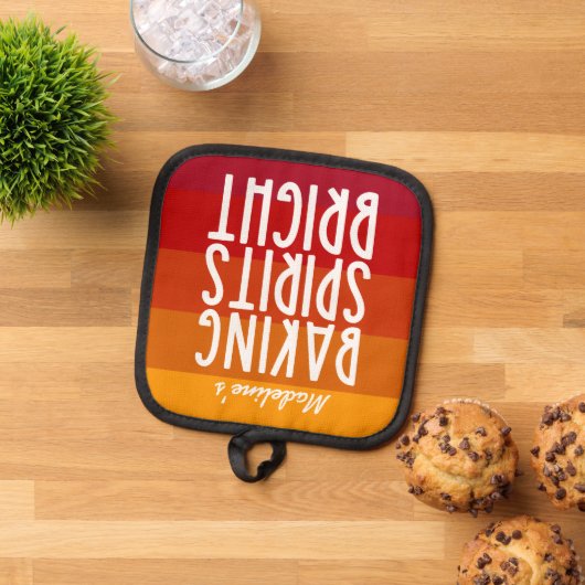 Baking Spirits Bright | Funny Thanksgiving   Pannenlap (Top down)