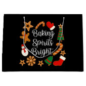 Baking Spirits Bright Gingerbrood kerstkoekje Groot Cadeauzakje (Voorkant)