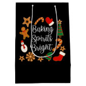 Baking Spirits Bright Gingerbrood kerstkoekje Medium Cadeauzakje (Achterkant)