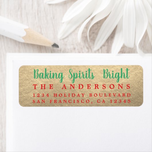 Baking Spirits Bright Gouden Holiday Label (Insitu)