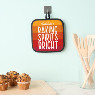 Baking Spirits Bright | Grappige Thanksgiving Pannenlap