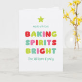 Baking Spirits Bright Kaart (Gele Bloem)