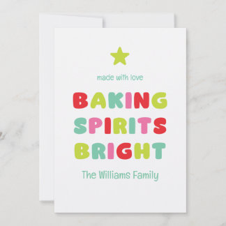Baking Spirits Bright Kaart