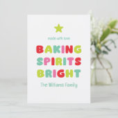 Baking Spirits Bright Kaart (Staand voorkant)