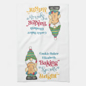 Baking Spirits Bright kerstfeestdag Theedoek (Verticaal)