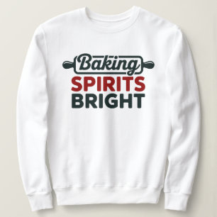 Baking Spirits Bright Kerstmis Witte Sweater