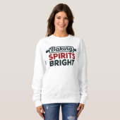 Baking Spirits Bright Kerstmis Witte Sweater (Voorkant volledig)