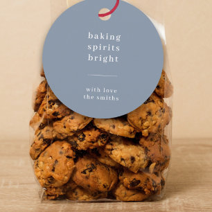 Baking Spirits Bright   Kinder foto van Blue Grey  Bedankjes Labels