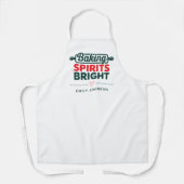 Baking Spirits Bright Name Christmas Schort (Voorkant)
