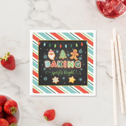 Baking Spirits Bright Napkins - Blk Servet (Insitu)