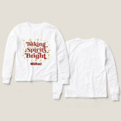Baking Spirits Bright nom (Motif Recto et Verso)