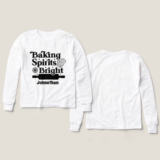 Baking Spirits bright nom d'ajout (Motif Recto et Verso)