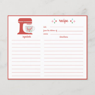 Baking Spirits Bright Recipe Kaart