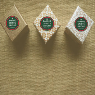 Baking Spirits Bright Ronde Sticker