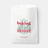 Baking Spirits Bright | Rood- en Groene vakantieba Bedankzakje (Voorkant)