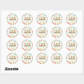 Baking Spirits Bright Round Sticker - WH (Feuille)